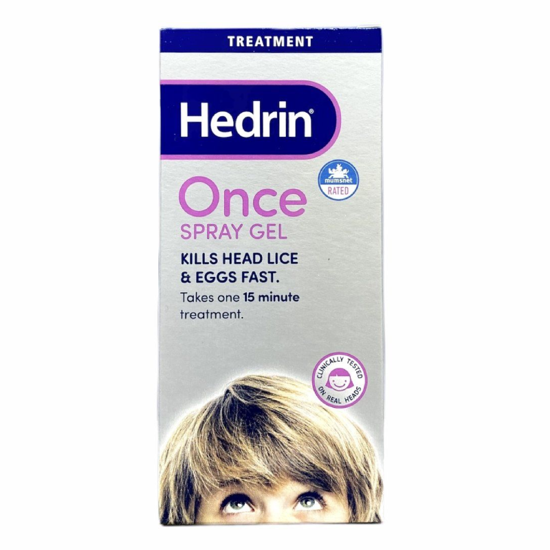 Hedrin Once Spray Gel 100ml