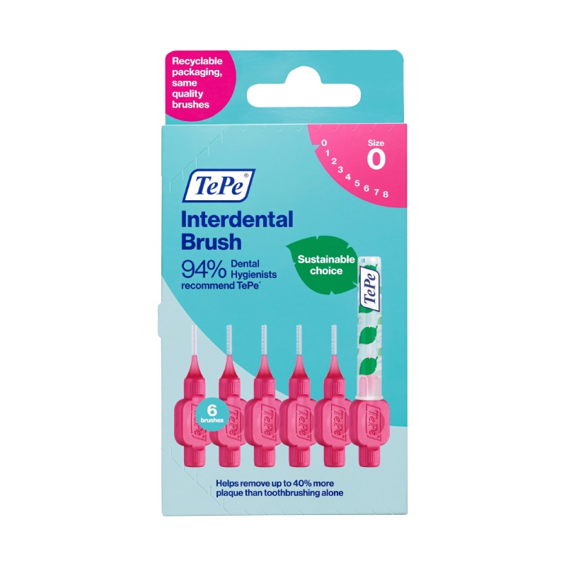 Tepe Interdental Brush 0.4 Pink