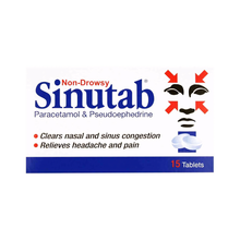 Sinutab Non-Drowsy Tablets