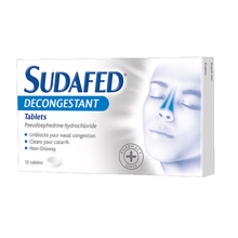 Sudafed Decongestion Tablets