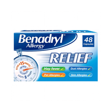 Benadryl Allergy Relief 48 Capsules