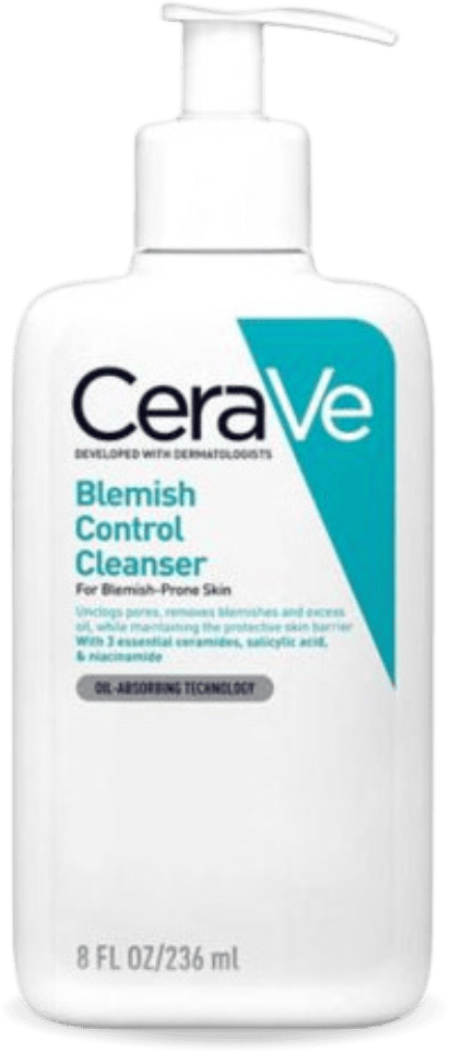 CeraVe Blemish Control Cleanser 237ml — Salicylic Acid Acne Face Wash with Ceramides
