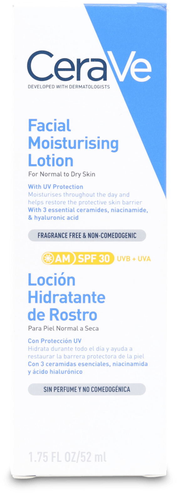 CeraVe AM Facial Moisturising Lotion SPF 30 Duo Pack  — Duo Pack — Daily SPF 30 Facial Moisturisers