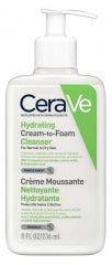 CeraVe Hydrating Cream-to-Foam Cleanser 473ml — Cream-to-Foam Face Wash for Normal to Dry Skin