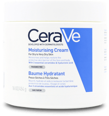 CeraVe Moisturising Cream 454g — Rich Face & Body Cream for Dry to Very Dry Skin