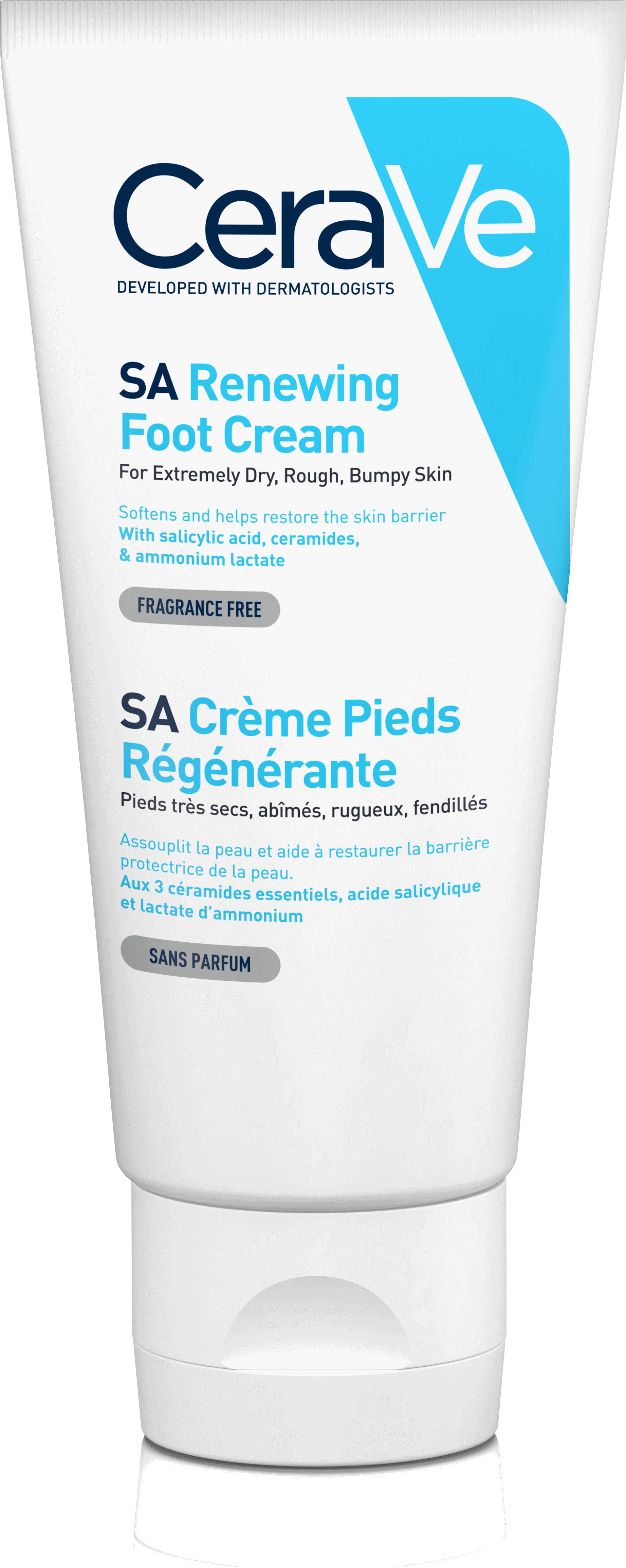 CeraVe Renewing SA Foot Cream 88ml — Foot Cream with Salicylic Acid for Dry, Rough Feet