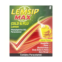 Lemsip Max Cold & Flu Lemon Sachets